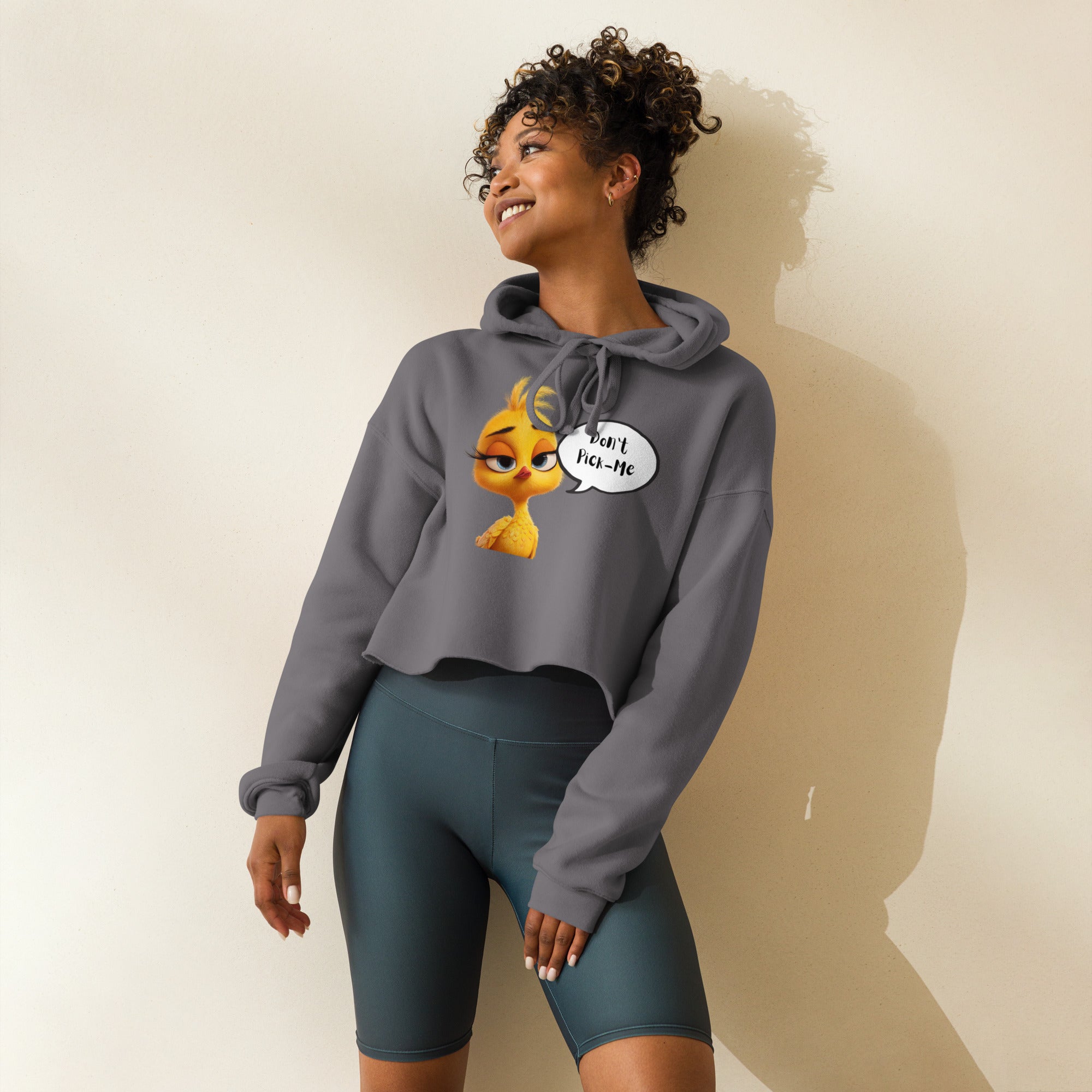Don't Pick-Me Crop Hoodie
